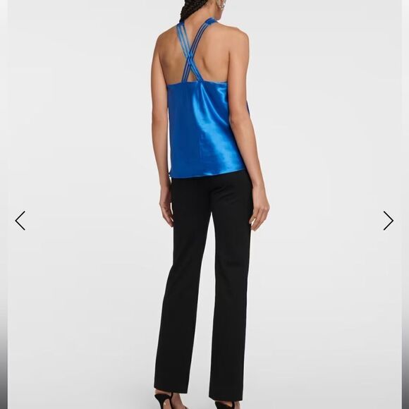 NWT Veronica Beard Stewart Top in Azure Blue
Size 10 Silk Revolve - Picture 9 of 15